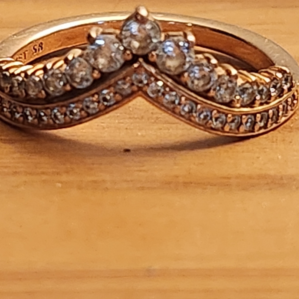 Pandora Princess Wishbone Ring